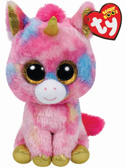 Ty Beanie Boos&#x2122; Fantasia Multicolored Unicorn, Regular